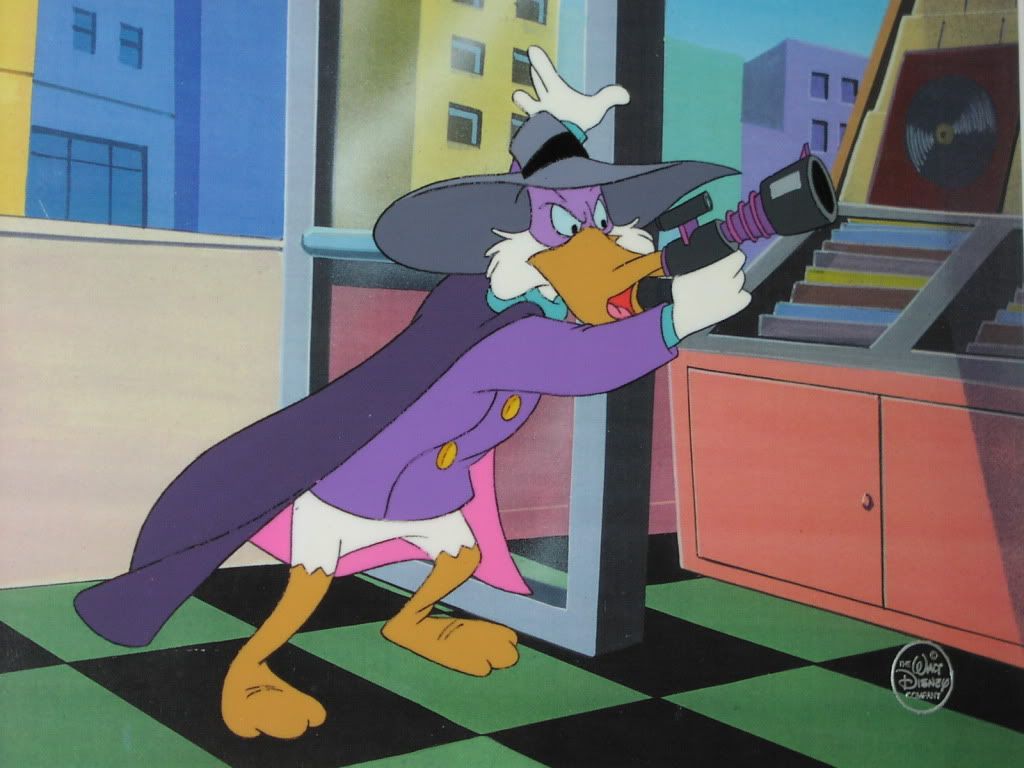 My Darkwing Duck Animation Cels Story by Darkwing Duck (lordnegaduck
